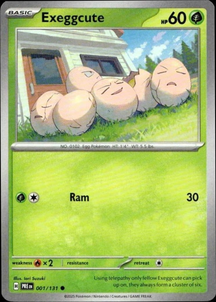 Exeggcute - Front