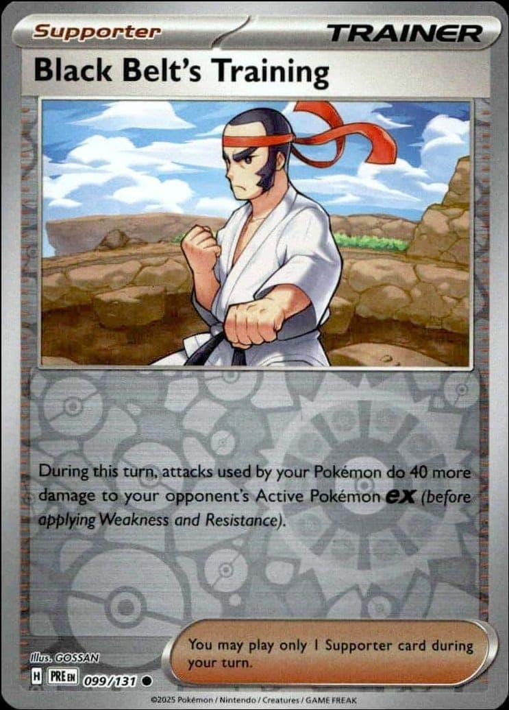 Black Belt's Training - Front