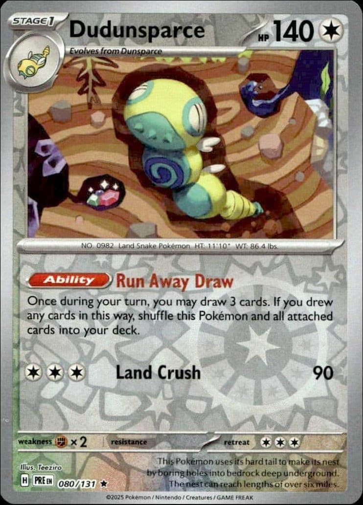 Dudunsparce - Front