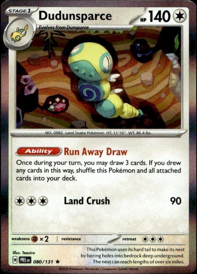 Dudunsparce - Front