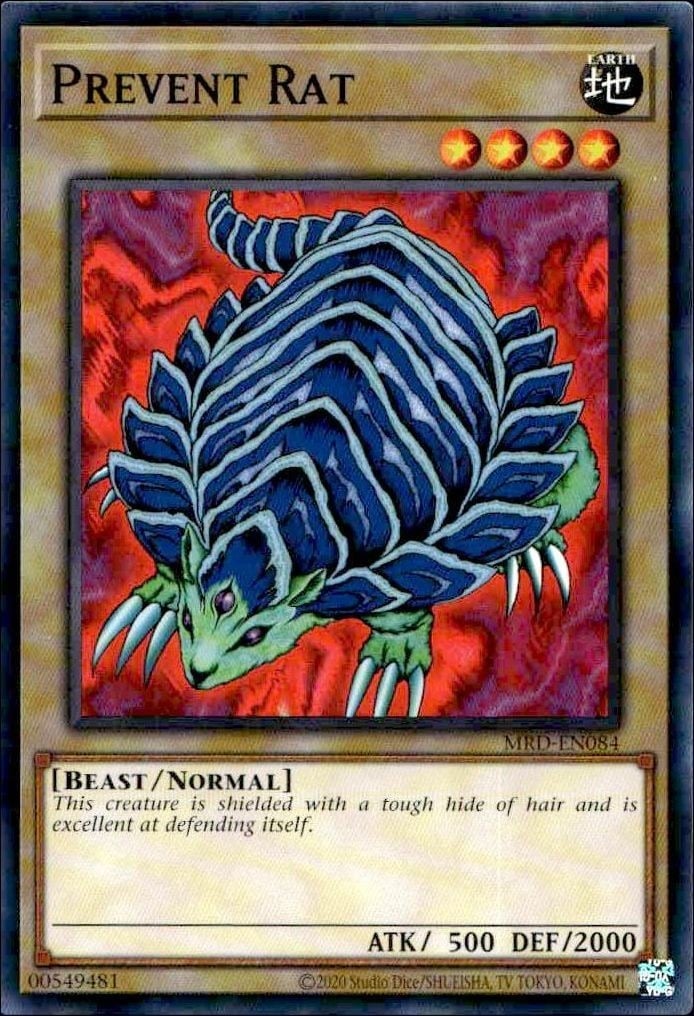 2023 Yu-Gi-Oh Metal Raiders Prevent Rat #MRD-EN084 trading card