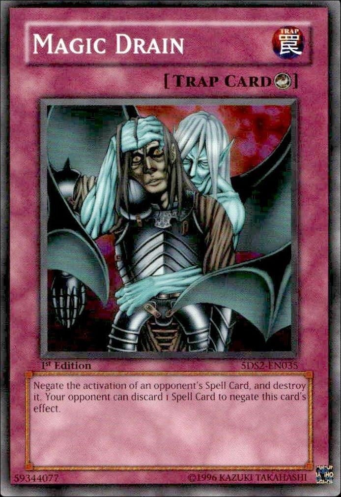 2009-10 Yu-Gi-Oh 5d's Starter Deck 2009 Magic Drain #5DS2-EN035 trading card