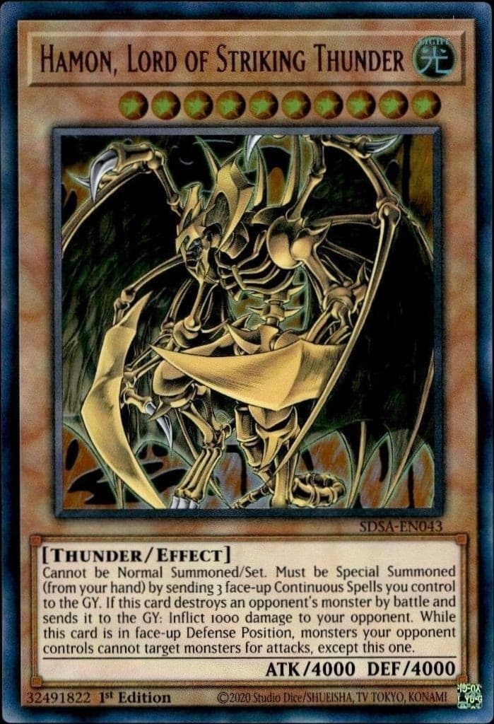 Hamon, Lord Of Striking Thunder - Front