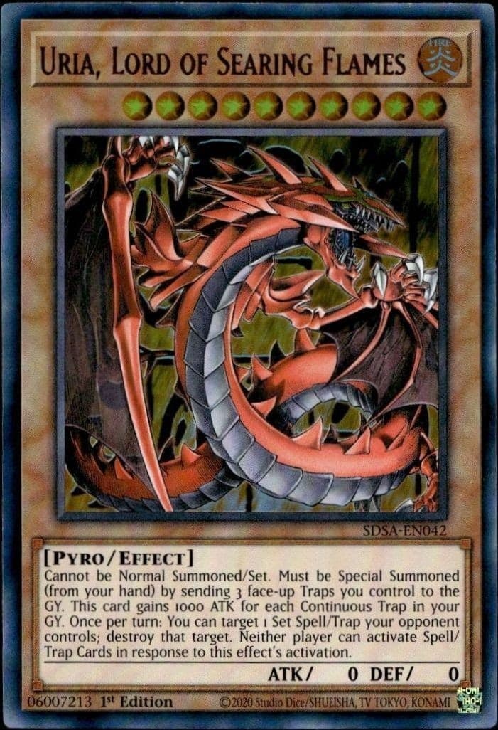 Uria, Lord Of Searing Flames - Front