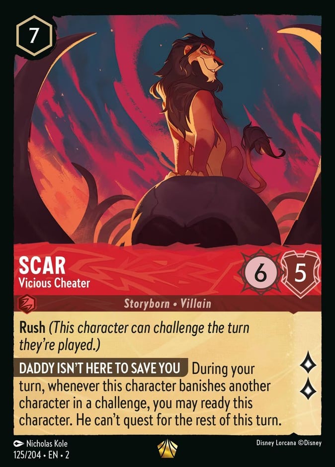 Scar - Vicious Cheater Scar - Vicious Cheater - Image 1
