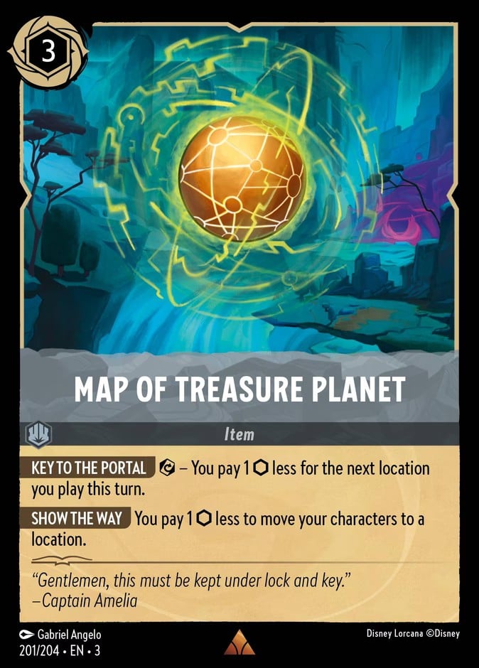 Map of Treasure Planet Map of Treasure Planet - Image 1