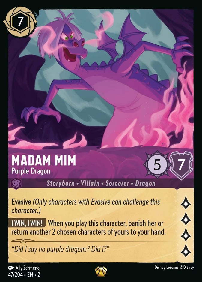 Madam Mim - Purple Dragon Madam Mim - Purple Dragon - Image 1