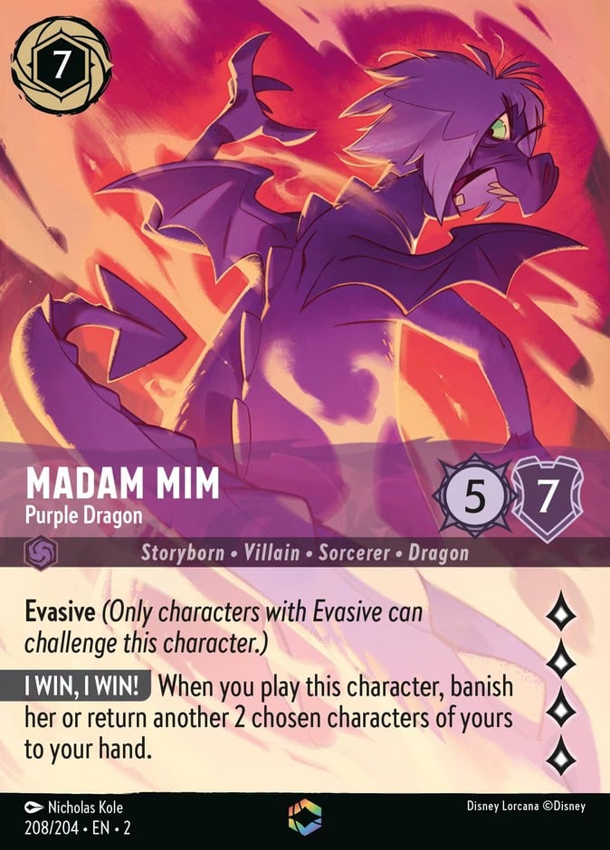 Madam Mim - Purple Dragon Madam Mim - Purple Dragon - Image 1