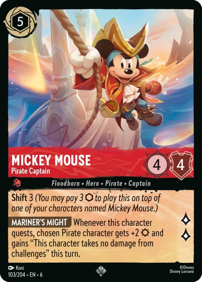Mickey Mouse - Pirate Captain Mickey Mouse - Pirate Captain - Image 1