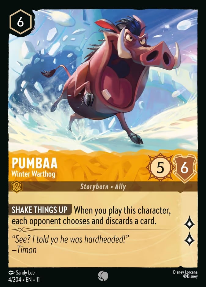 Pumbaa - Winter Warthog Pumbaa - Winter Warthog - Image 1