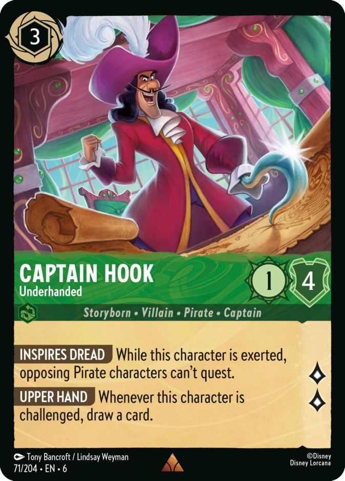 Captain Hook - Underhanded Captain Hook - Underhanded - Image 1