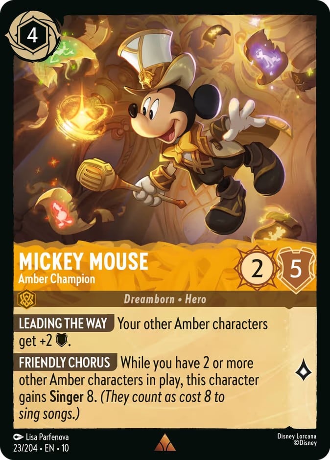 Mickey Mouse - Amber Champion Mickey Mouse - Amber Champion - Image 1