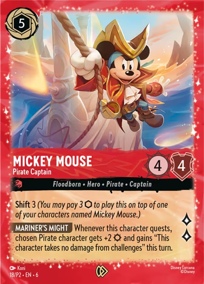 Mickey Mouse - Pirate Captain Mickey Mouse - Pirate Captain - Image 1