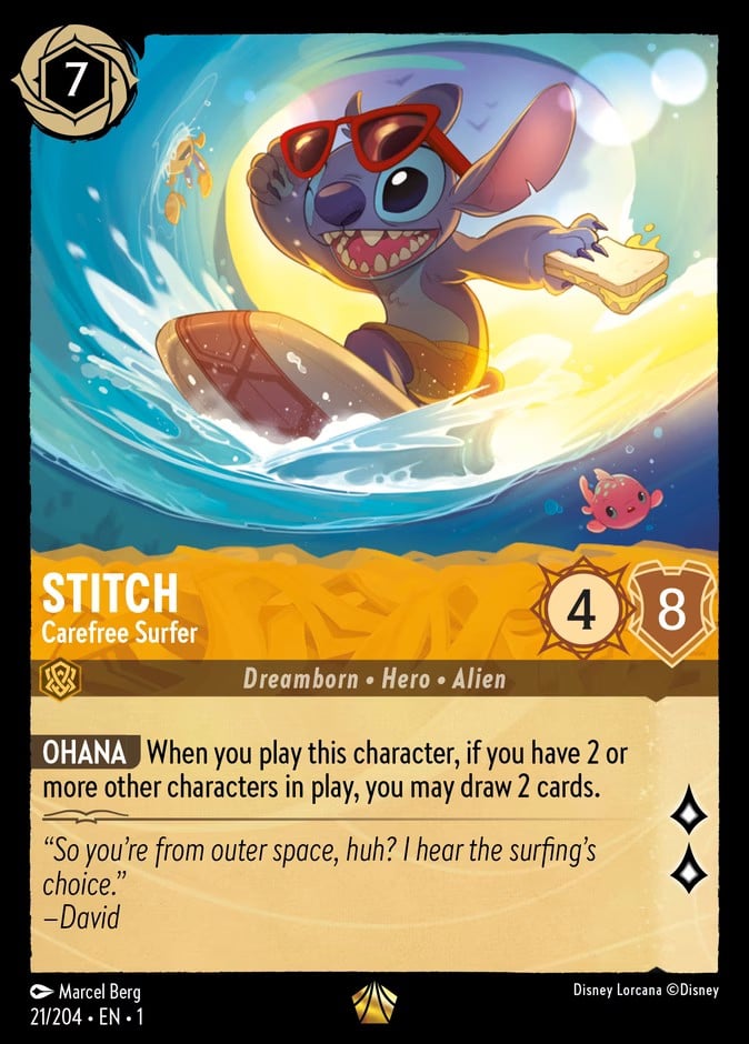 Stitch - Carefree Surfer Stitch - Carefree Surfer - Image 1