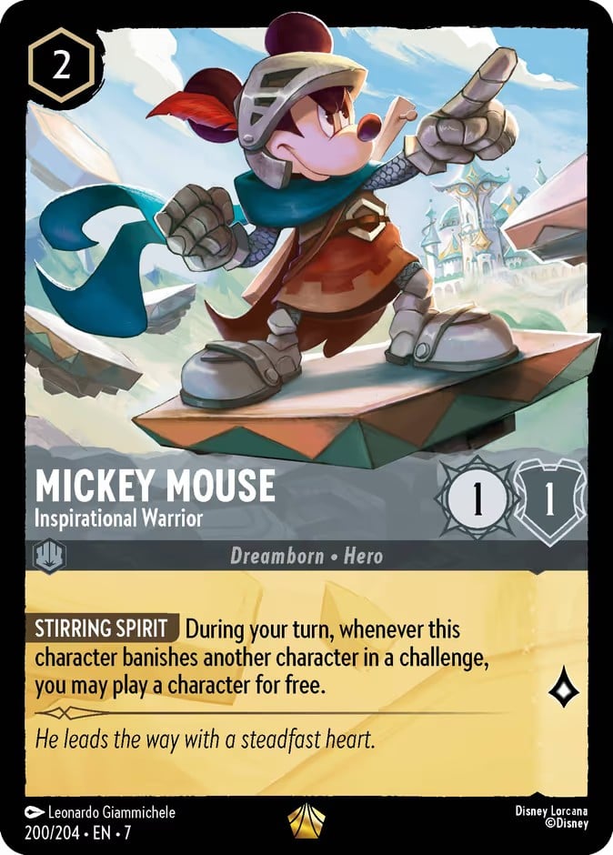 Mickey Mouse - Inspirational Warrior Mickey Mouse - Inspirational Warrior - Image 1