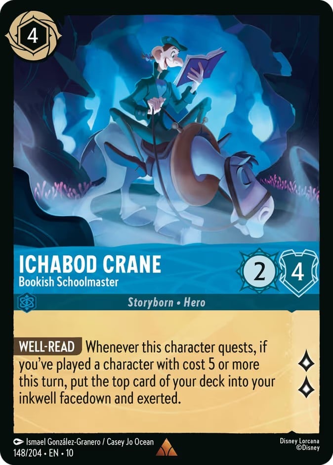 Ichabod Crane - Bookish Schoolmaster Ichabod Crane - Bookish Schoolmaster - Image 1