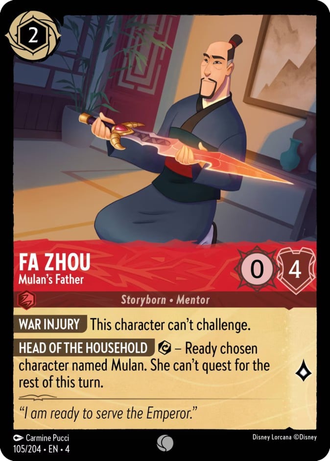 Fa Zhou - Mulan's Father Fa Zhou - Mulan's Father - Image 1