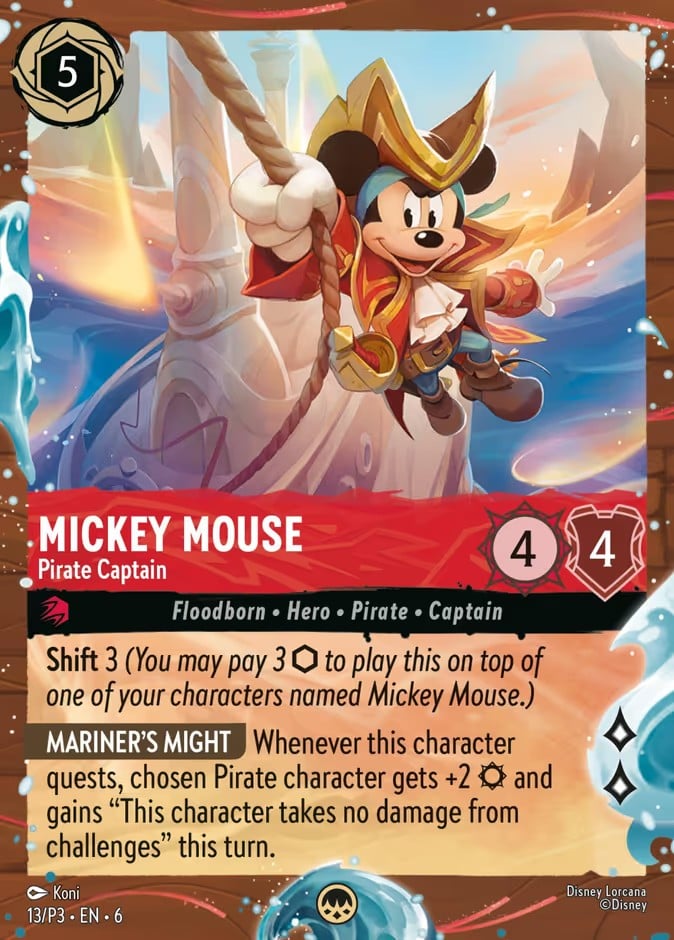 Mickey Mouse - Pirate Captain Mickey Mouse - Pirate Captain - Image 1