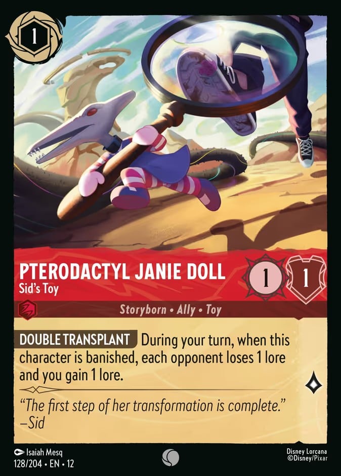 Pterodactyl Janie Doll - Sid's Toy Pterodactyl Janie Doll - Sid's Toy - Image 1