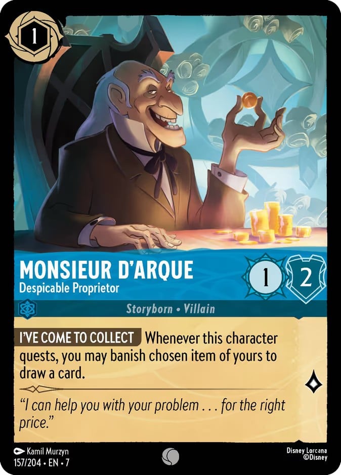 Monsieur D'Arque - Despicable Proprietor Monsieur D'Arque - Despicable Proprietor - Image 1