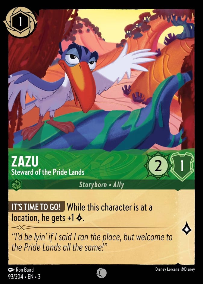 Zazu - Steward of the Pride Lands Zazu - Steward of the Pride Lands - Image 1