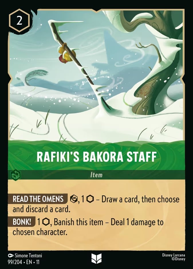 Rafiki's Bakora Staff Rafiki's Bakora Staff - Image 1