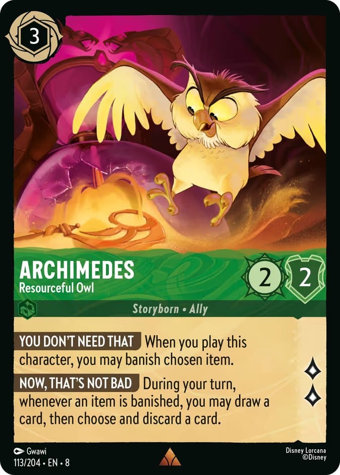 Archimedes - Resourceful Owl Archimedes - Resourceful Owl - Image 1