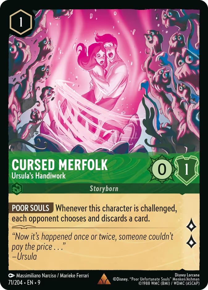 Cursed Merfolk - Ursula's Handiwork Cursed Merfolk - Ursula's Handiwork - Image 1