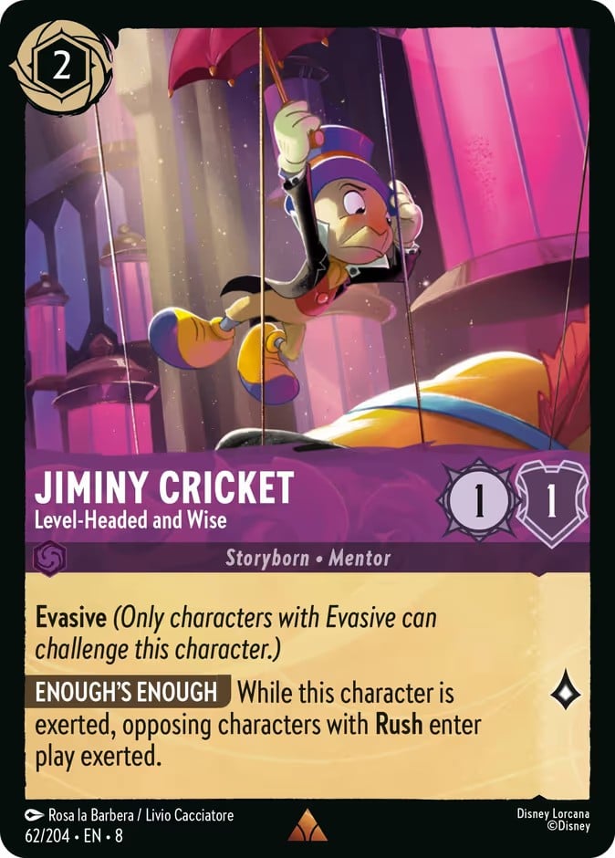 Jiminy Cricket - Level-Headed and Wise Jiminy Cricket - Level-Headed and Wise - Image 1