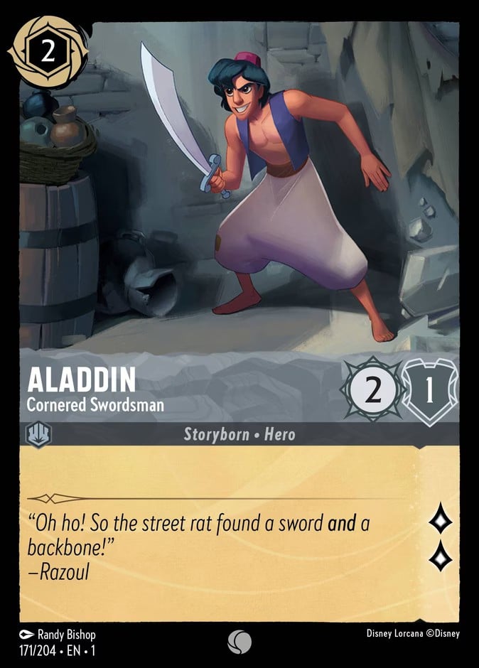 Aladdin - Cornered Swordsman Aladdin - Cornered Swordsman - Image 1