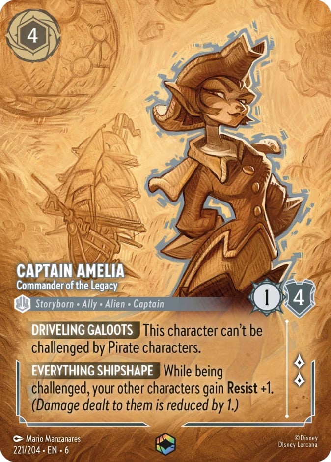 Captain Amelia - Commander of the Legacy Captain Amelia - Commander of the Legacy - Image 1