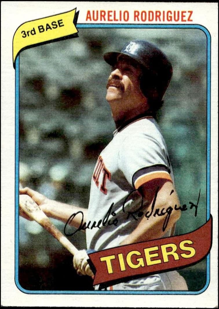 1980 topps Aurelio Rodriguez