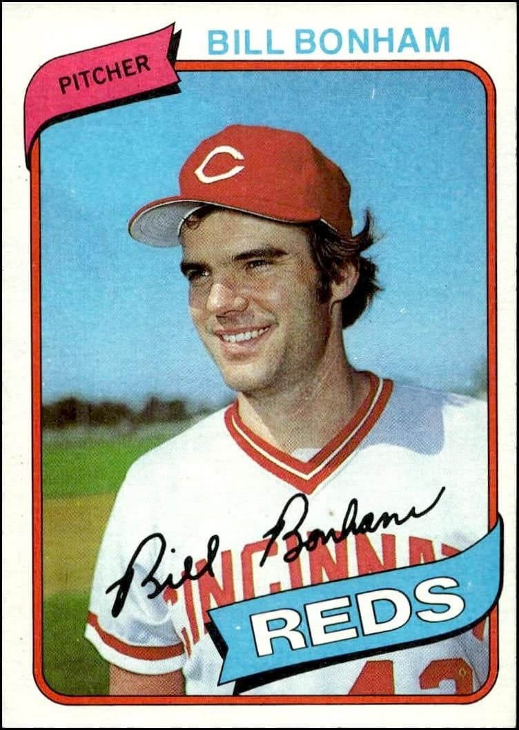 Bill Bonham 1980 Topps Bill Bonham #47 baseball trading card front