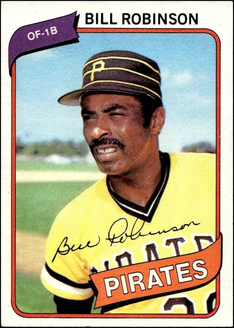 Bill Robinson 1980 Topps Bill Robinson #264 baseball trading card front