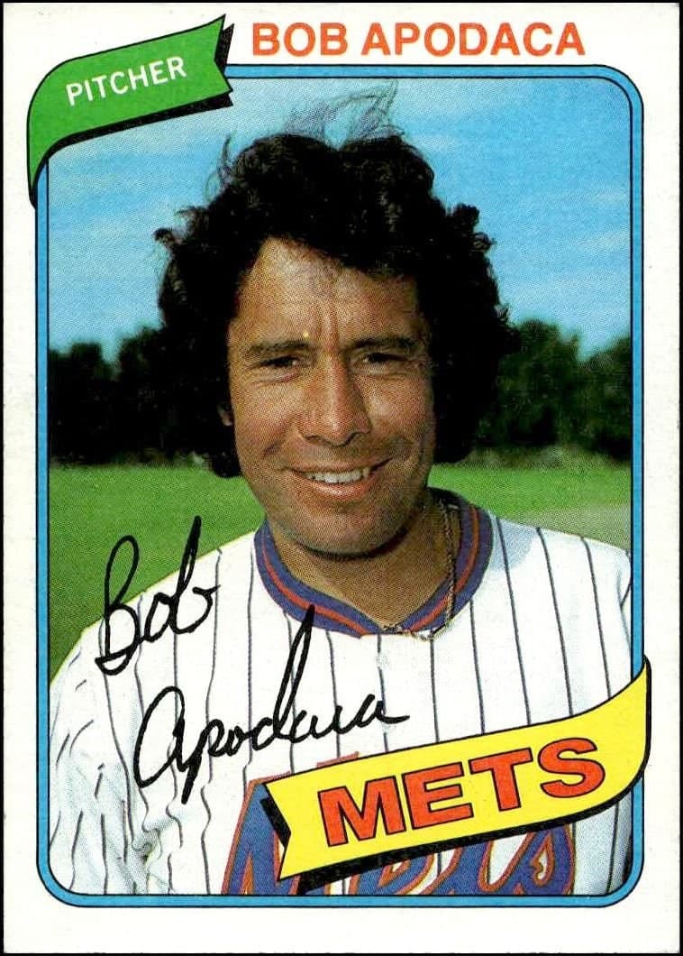 Bob Apodaca 1980 Topps Bob Apodaca #633 baseball trading card front