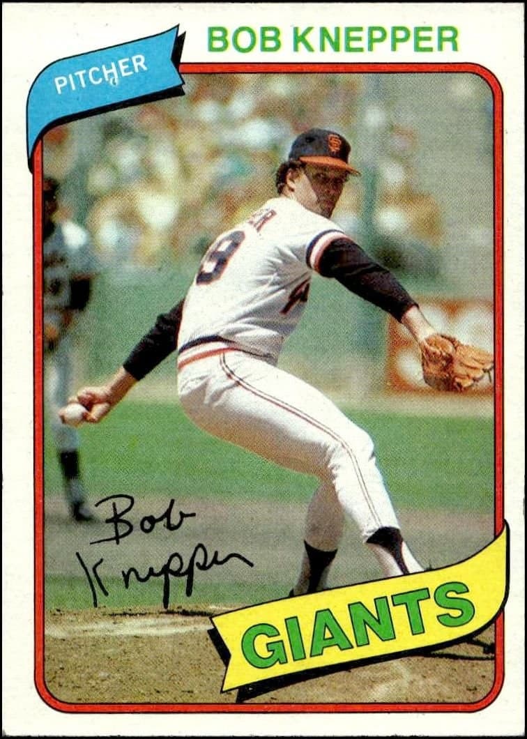 Bob Knepper 1980 Topps Bob Knepper #111 baseball trading card front