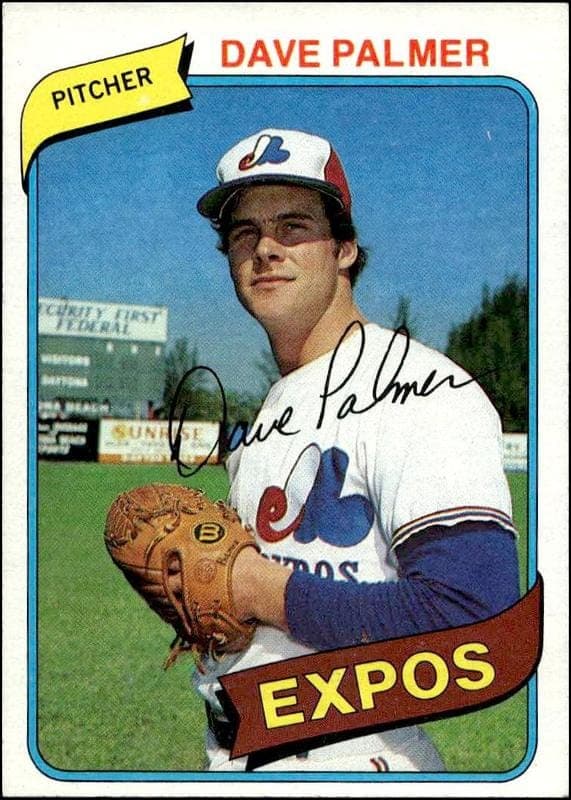 1980 topps Dave Palmer