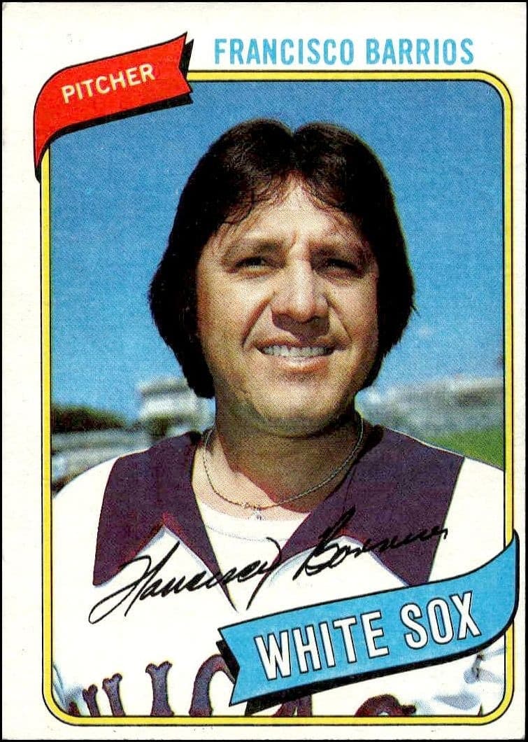 1980 topps Francisco Barrios