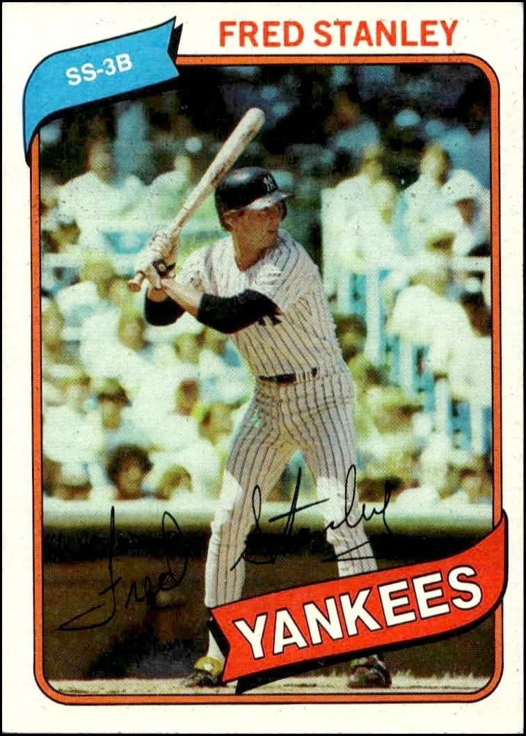 Fred Stanley 1980 Topps Fred Stanley #387 baseball trading card front
