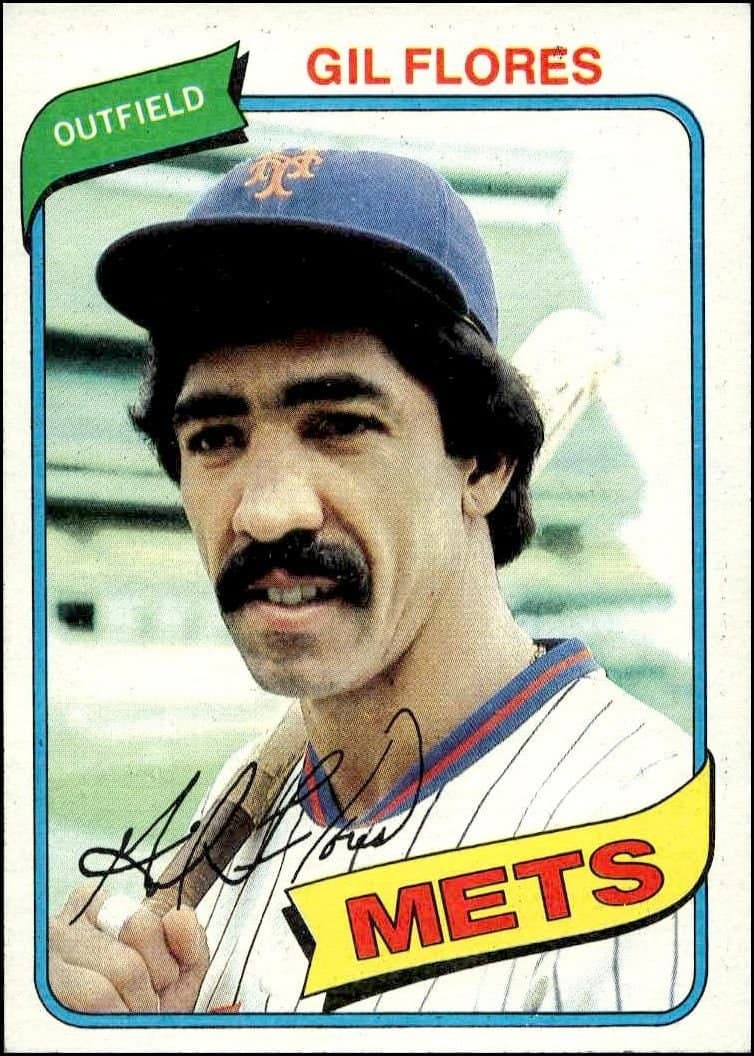Gil Flores 1980 Topps Gil Flores #478 baseball trading card front