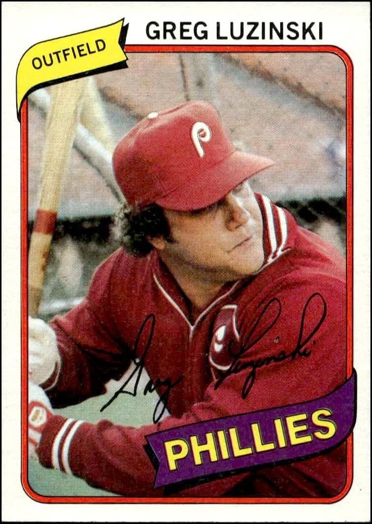 Greg Luzinski 1980 Topps Greg Luzinski #120 baseball trading card front