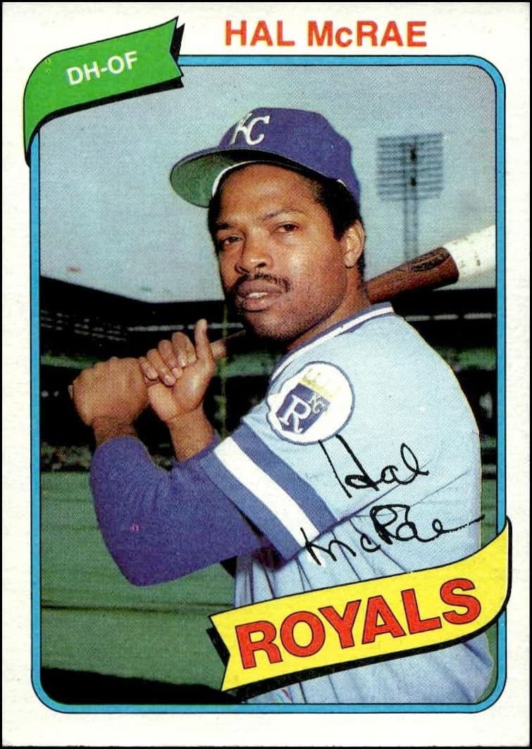 1980 topps Hal McRae