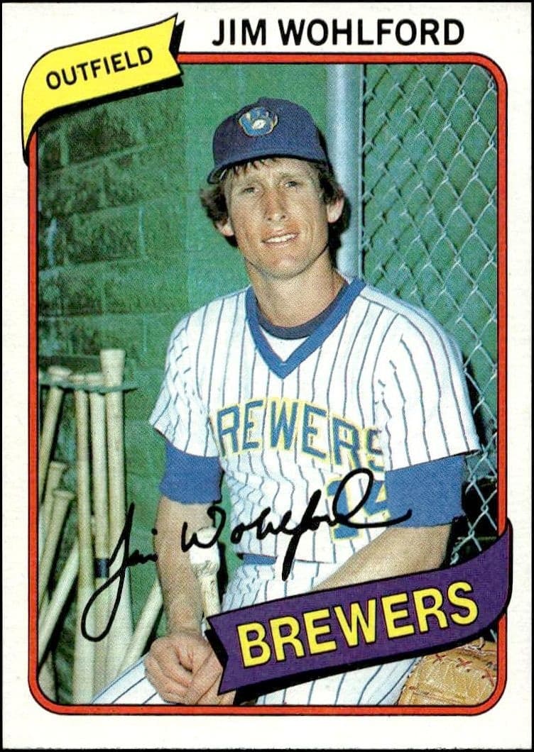 1980 topps Jim Wohlford