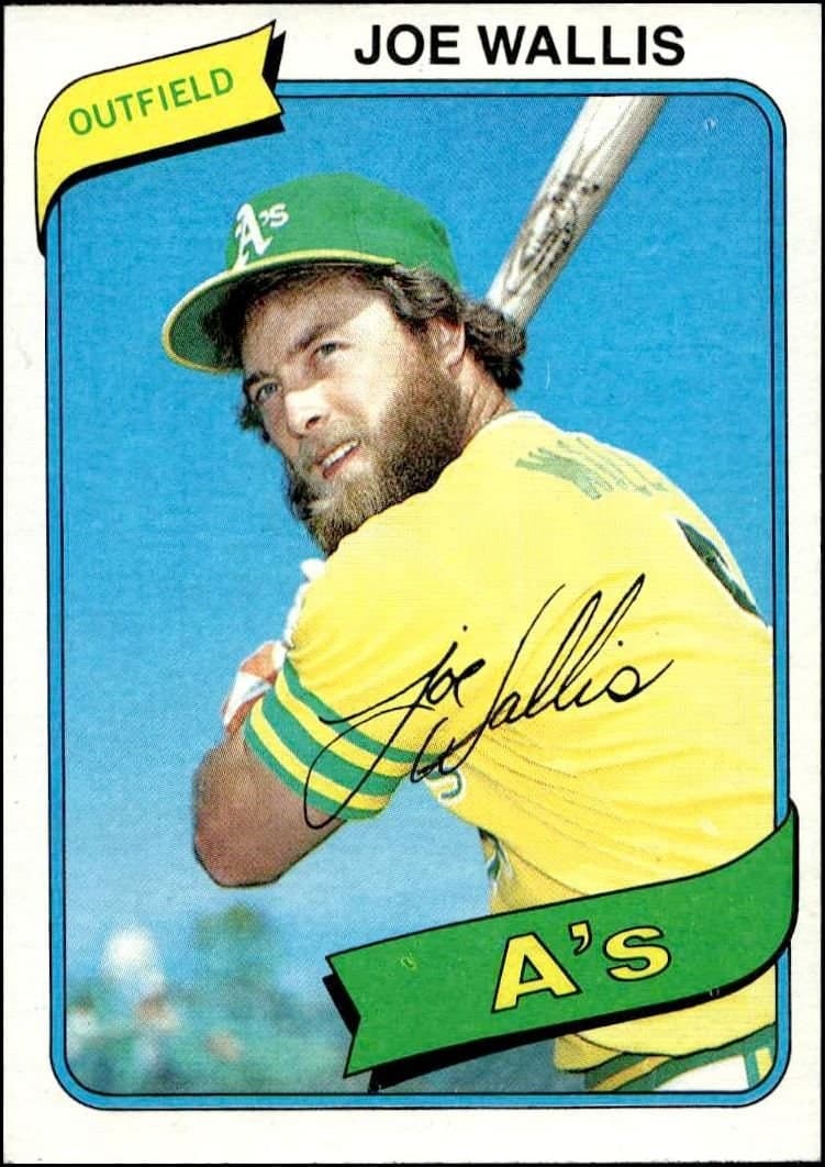 Joe Wallis 1980 Topps Joe Wallis #562 baseball trading card front