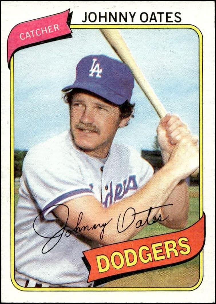 Johnny Oates 1980 Topps Johnny Oates #228 baseball trading card front