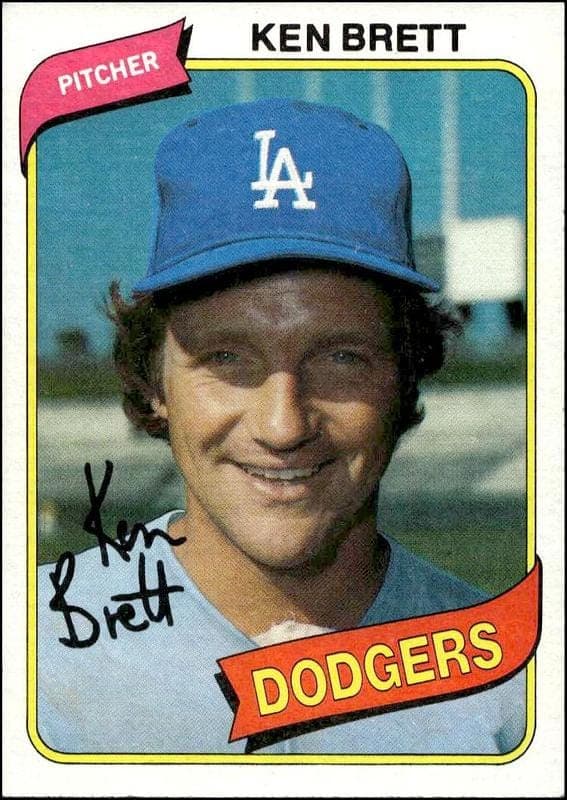 1980 topps Ken Brett