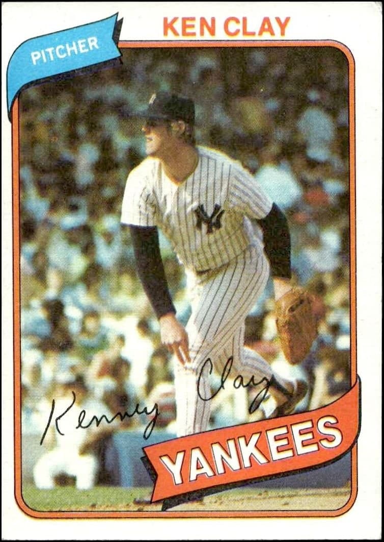 Ken Clay 1980 Topps Ken Clay #159 baseball trading card front