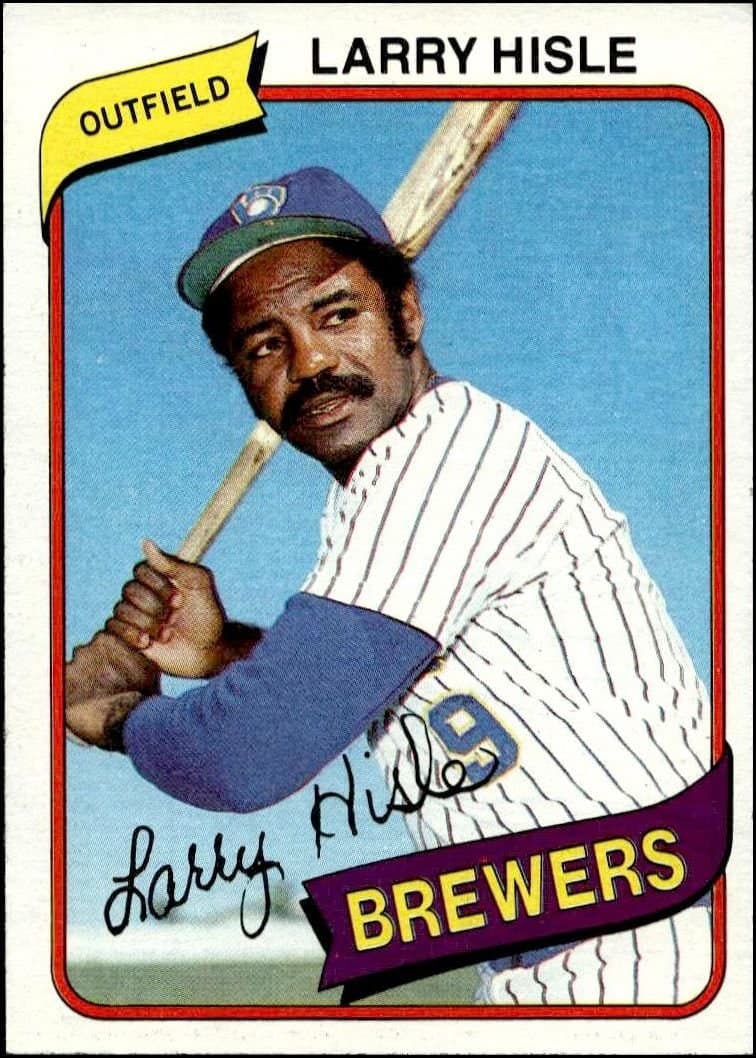Larry Hisle 1980 Topps Larry Hisle #430 baseball trading card front