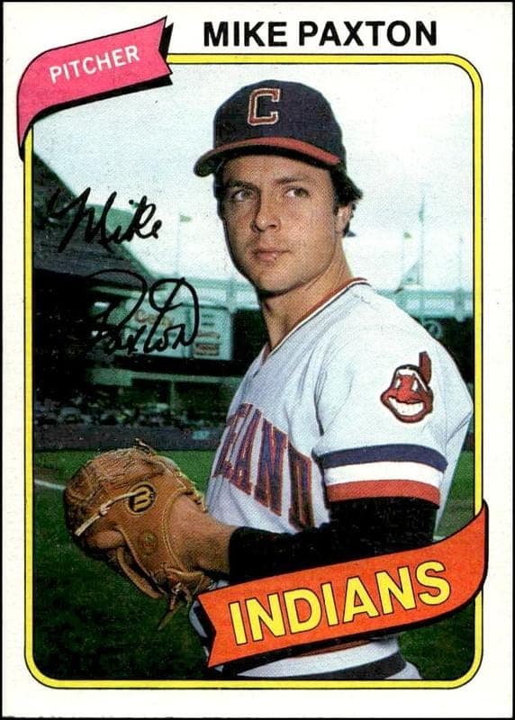 1980 topps Mike Paxton