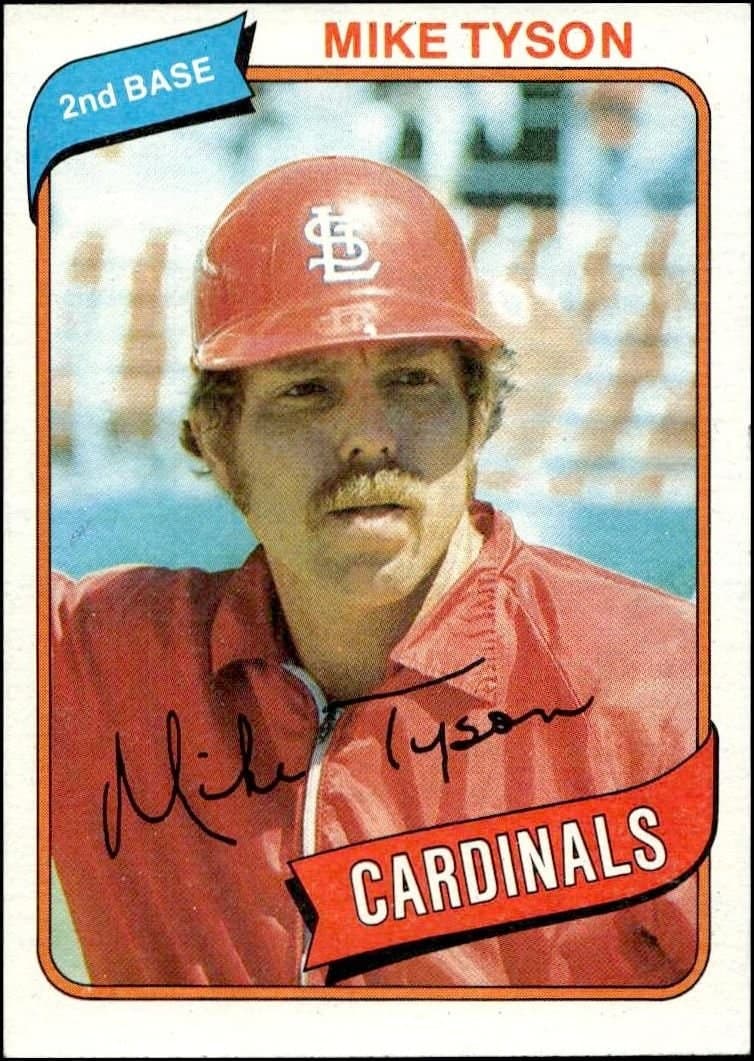 Mike Tyson 1980 Topps Mike Tyson #486 baseball trading card front